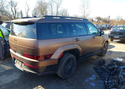 2024 Hyundai Santa Fe Hybrid Calligraphy from USA, damaged, VIN 5NMP5DG10RH007162